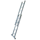 Lyte L3W Aluminium 3-Way Combination Ladders 3-in-1