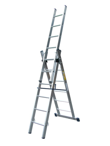 Lyte LCL EN131-2 Professional Aluminium Combination Ladder 6 9 or 12 Rung